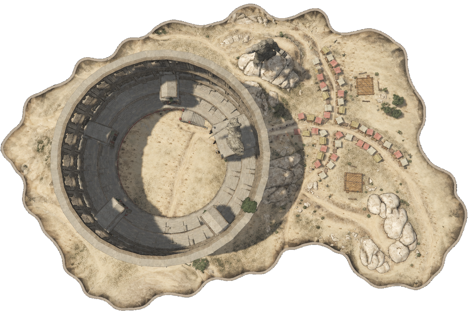 Mappa del Colosseo di Varkhazar